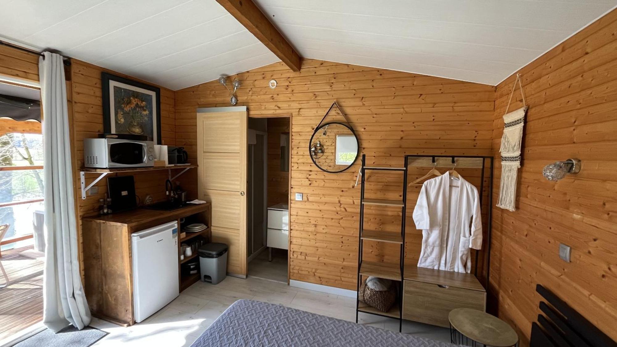 Les cabanes du Lac Sevignacq Extérieur photo